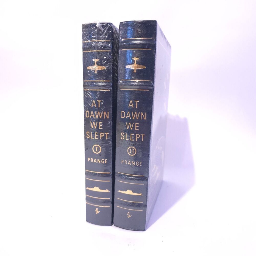 EASTON PRESS AT DAWN WE SLEPT GORDON PRANGE 2 VOLUME SET MILITARY - new SEALED!